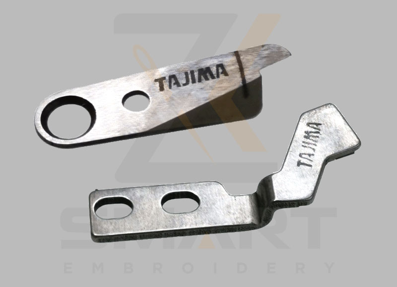 Výšivková čepel Tajima pevná a pohyblivá nůž