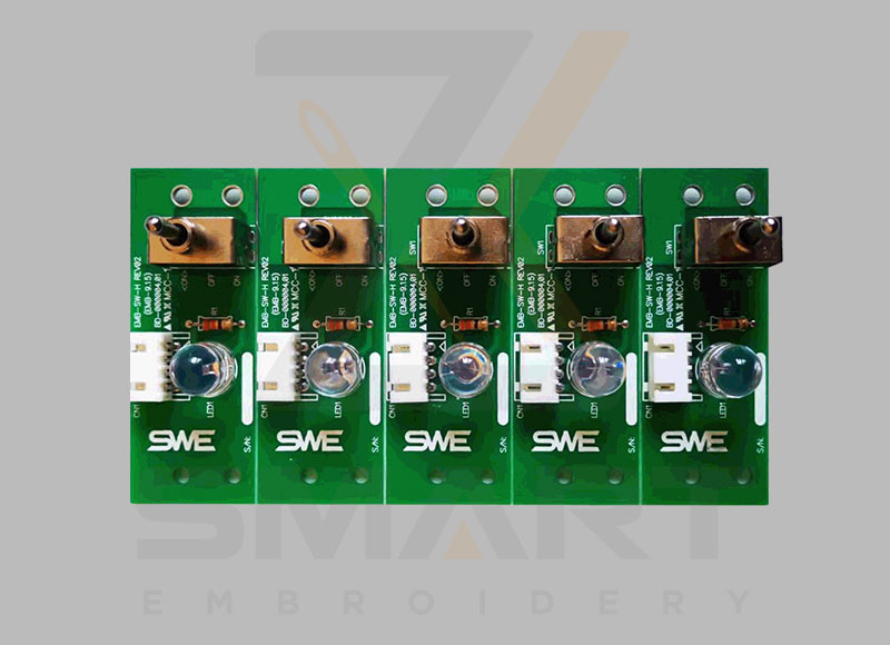 BD-000004 EMB-SWF-H SWF Head On Off Swits Board Card Rev01 (EMP-9,15) Sunstar Empoidery Machine Realing Part