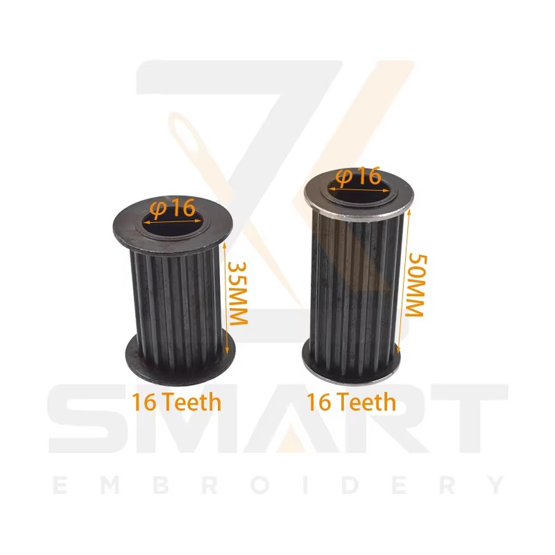 Tajima SWF Embroidery Machine Parts Pulley železný materiál S5M 16 Zuby 35/50 MM 501490030S12 UN110030B000 501470050S11