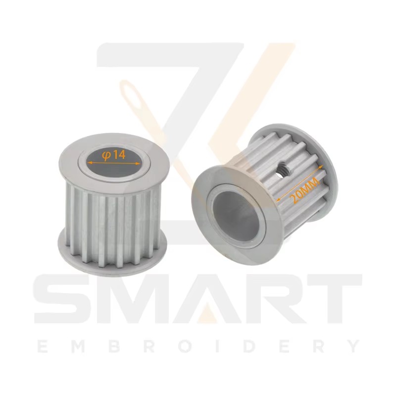 Tajima SWF Čínský šroubovací stroj díly Pulley T5 16 zuby D05-T5-D14-T16-W20