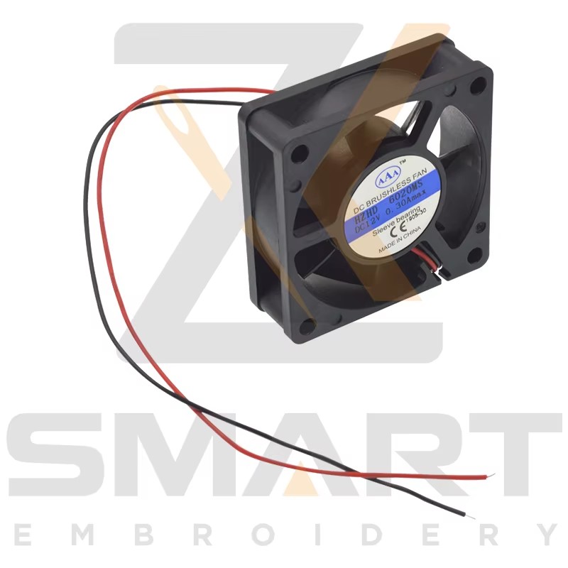 Chlazení ventilátor 60*60*20 12 Volt Tajima SWF čínské obložení stroje díly EDH06-60*60*20-12V