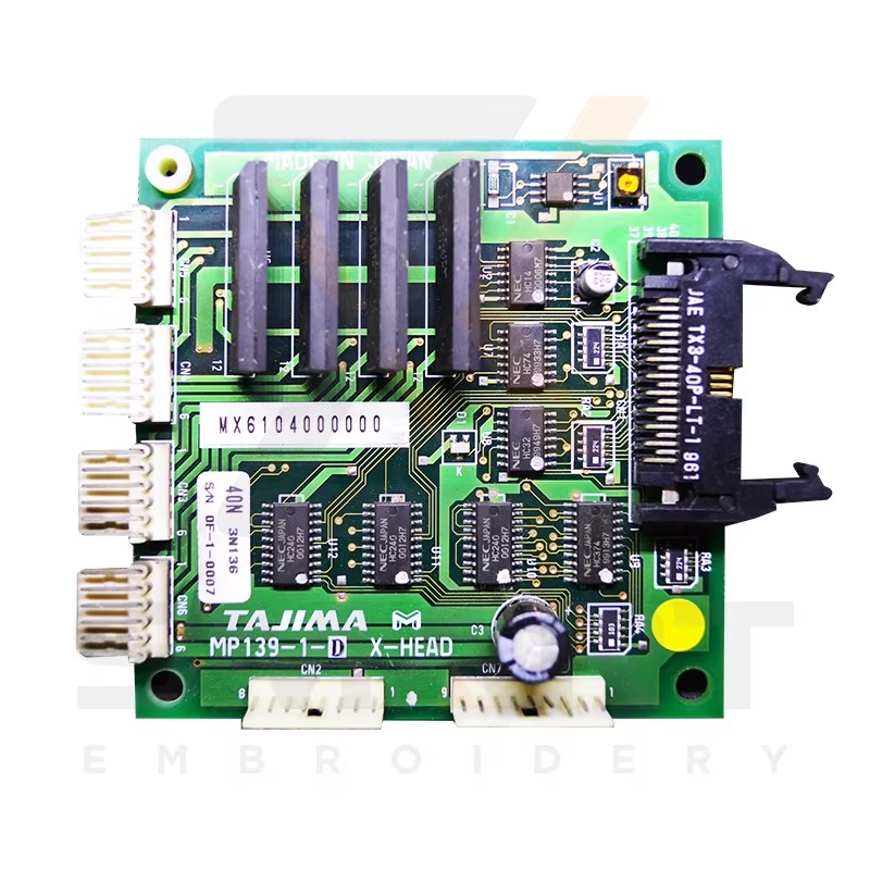 Tajima Embroidery Machine Parts Použité MP139-1-D Tajima: Head Amp Card MX6104000000 0J2702000000