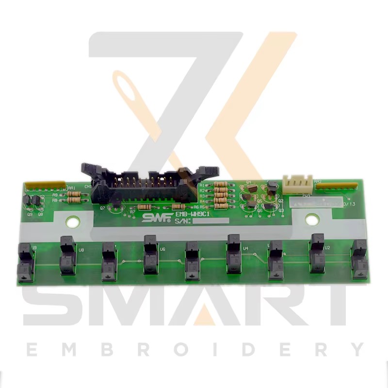 9 barev použité originální SWF senzorové karty EMB-WH9C1 Embroidery Machine Parts ESWF-EMB-WH9C1-U