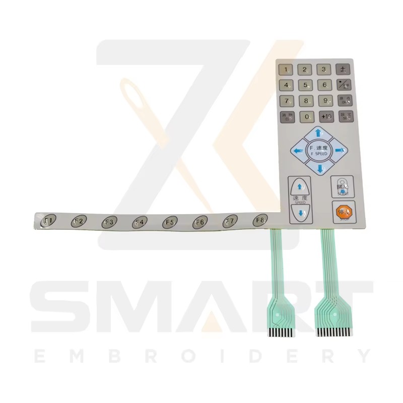 SWF Embroidery Machine Parts Keypad Control Panel Membránová klávesnice pro D G