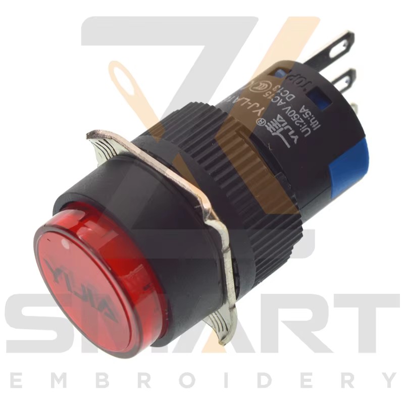 Přepínač tlačítka se samovolným návratem bez lampy Čínské obvazové strojní díly EDH06-YJ-LA16G-11 EDH06-YJ-LA16R-11