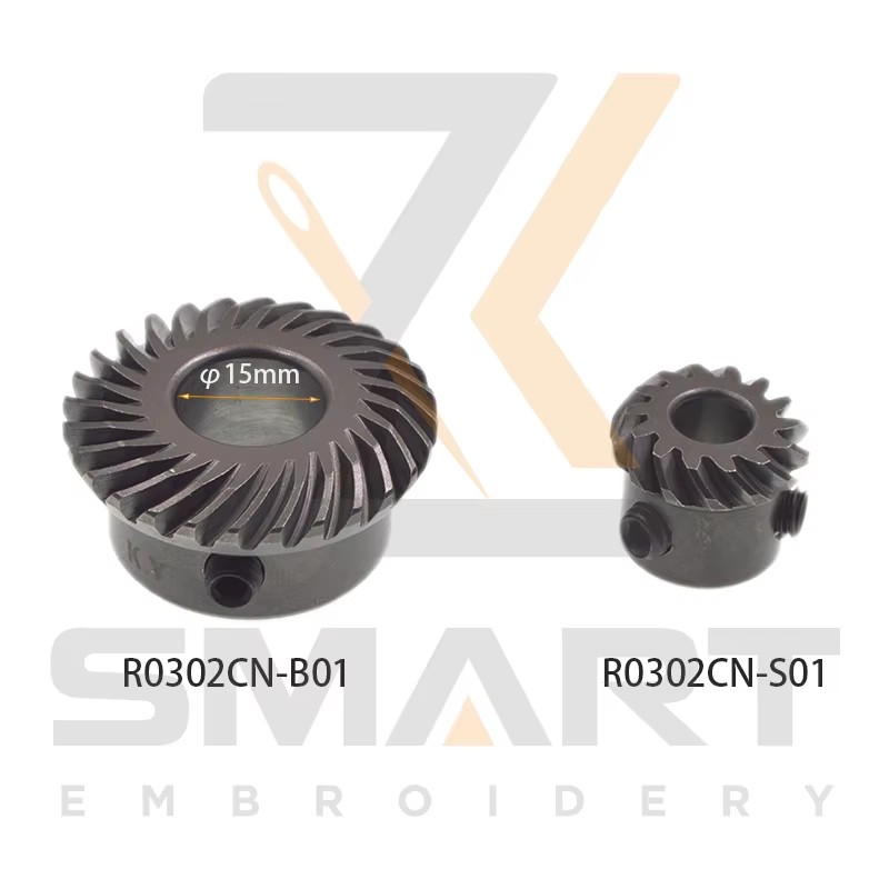 Dobrá kvalita Rotary Hook Bevel Gear 15mm díry čínské závitové stroje díly